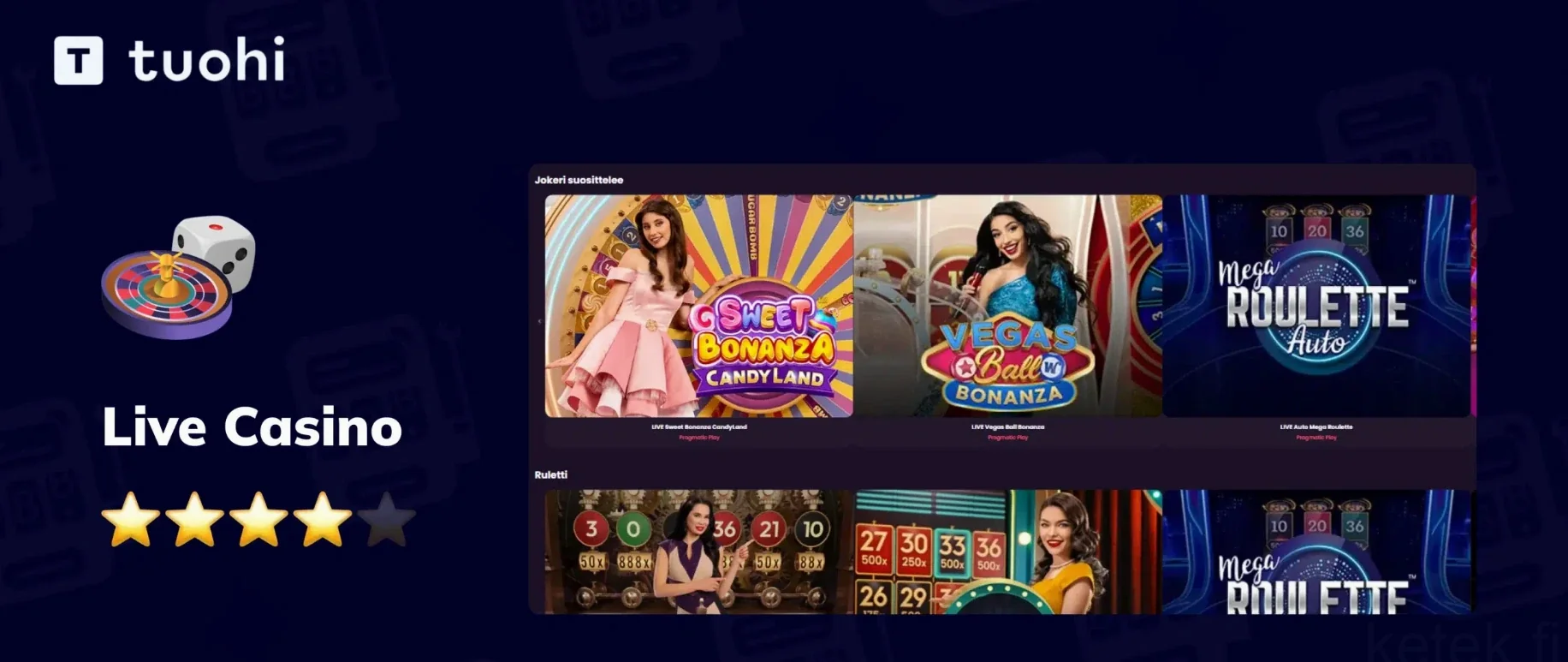 Tuohi Casino pelikokemus